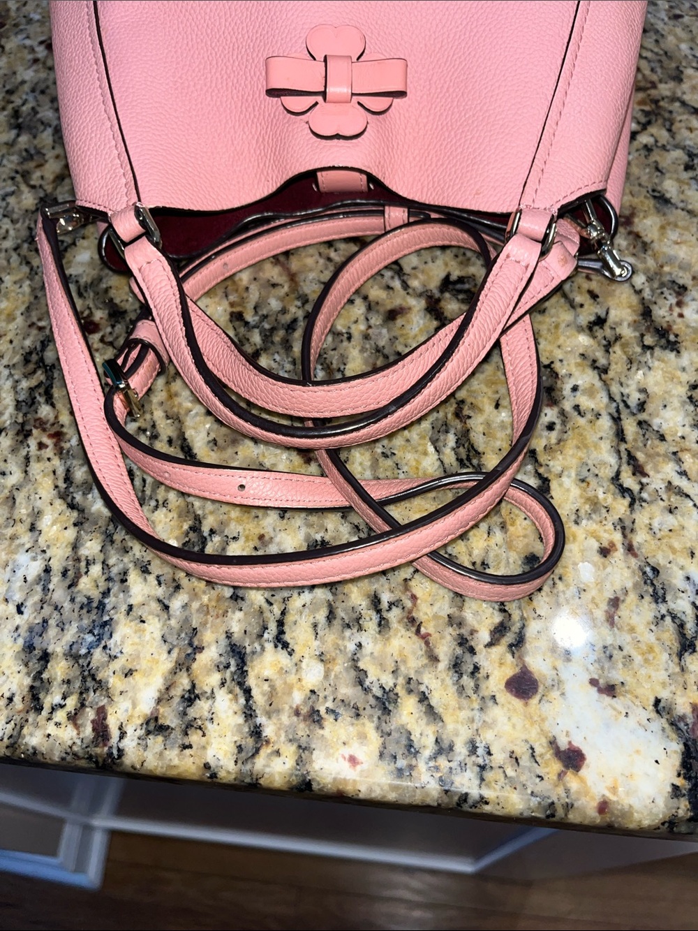EUC Authentic Kate Spade Talia Triple Compartment Handbag with Wallet - Picture 4 of 10
